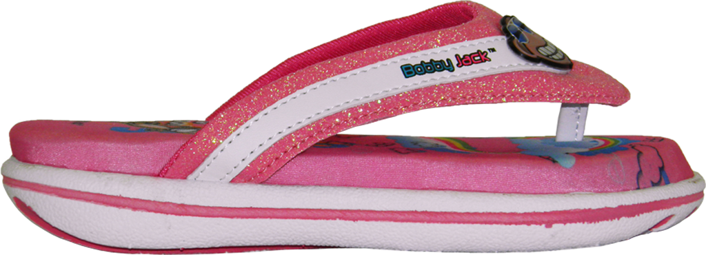 Chillin' Memory Foam Thongs (Pink Side View)